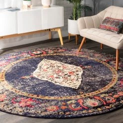 NuLOOM Vintage Medallion Veronica Area Rug Best Sellers