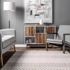 NuLOOM Maggie Hand Tufted Wool Polka Dot Stripe Area Rug