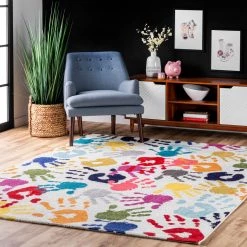 NuLOOM Pinkie Handprint Area Rug