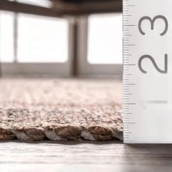 NuLOOM New Arrivals Brogan Vintage Medallion Flatweave Tassel Area Rug