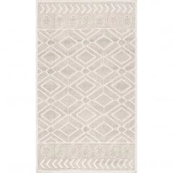 NuLOOM New Arrivals Ethan Textured Trellis Bath Mat