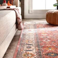 NuLOOM Vintage Floral Audria Fringe Kilim Area Rug New Arrivals