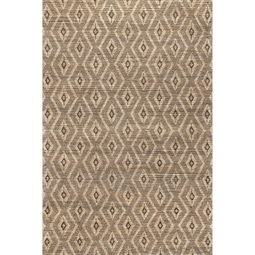 NuLOOM New Arrivals Selena Hand Loomed Jute Diamond Trellis Area Rug 1 NuLOOM New Arrivals Selena Hand Loomed Jute Diamond Trellis Area Rug