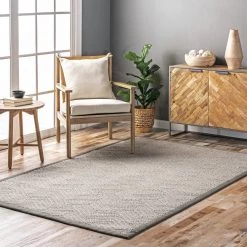NuLOOM New Arrivals Natural Textured Suzanne Area Rug