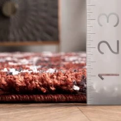 NuLOOM Lennon Cozy Shag Leopard Area Rug