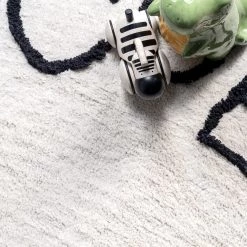 NuLOOM Kids Washable Round Alphabet Area Rug