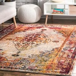 NuLOOM Vintage Medallion Veronica Area Rug Best Sellers