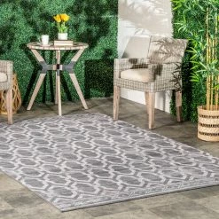 NuLOOM Fae Geometric Machine Washable Indoor/Outdoor Area Rug