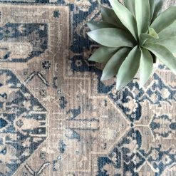 NuLOOM Vintage Harriet Medallion Fringe Area Rug Best Sellers