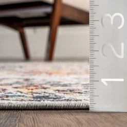 NuLOOM Samara Machine Washable Medallion Bordered Area Rug