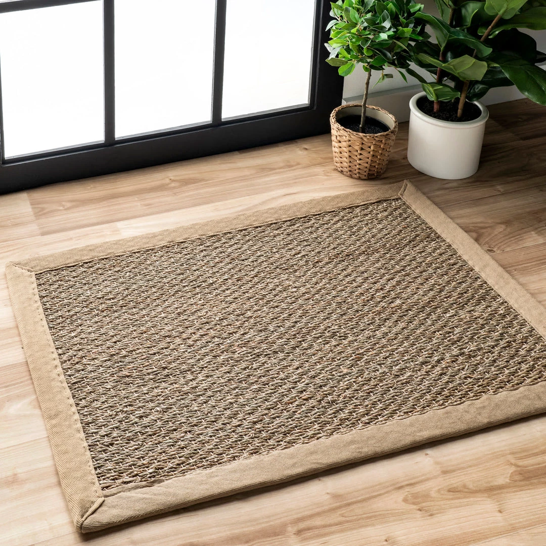 NuLOOM Elijah Seagrass With Border Area Rug 12 NuLOOM Elijah Seagrass With Border Area Rug