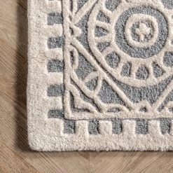 NuLOOM New Arrivals Arya Textured Handmade Wool Area Rug