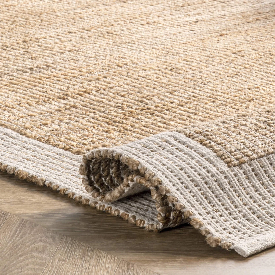NuLOOM Cotton Bordered Jute Area Rug 4 NuLOOM Cotton Bordered Jute Area Rug