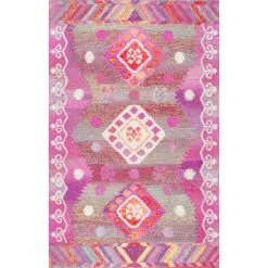 NuLOOM Hand Tufted Tribal Diamond Valene Area Rug