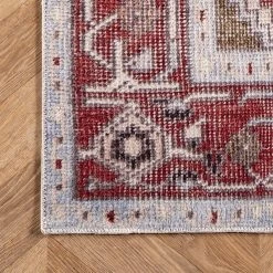 NuLOOM New Arrivals Miley Machine Washable Traditional Medallion Area Rug