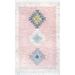 NuLOOM New Arrivals Riker Shaggy Framed Aztec