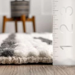 NuLOOM New Arrivals Sofia Hand Woven Braided Striped Wool Area Rug