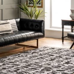 NuLOOM Cosette Abstract High Low Textured Tassel Area Rug New Arrivals