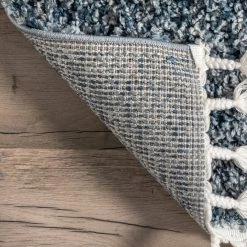 NuLOOM Brooke Contemporary Soft Shag Tassel Area Rug