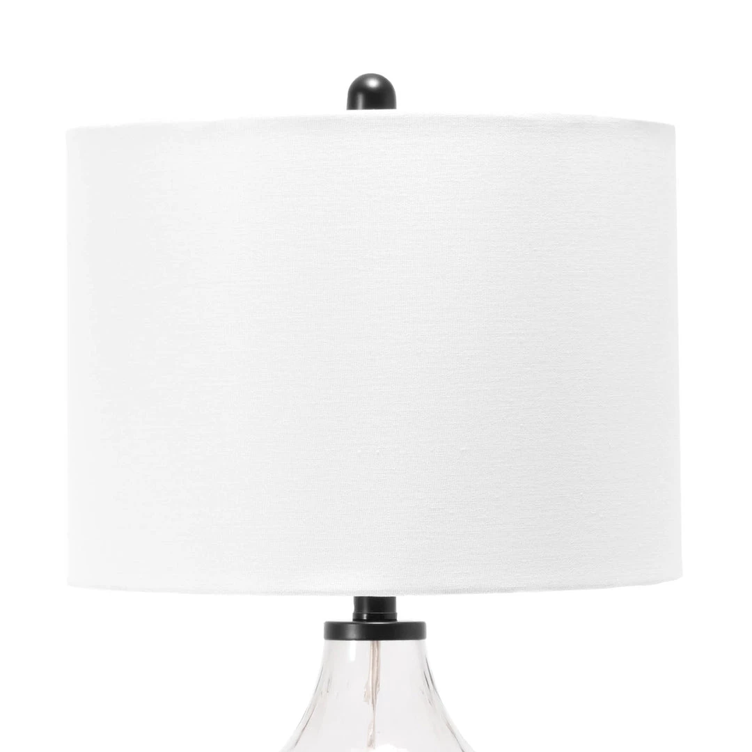 NuLOOM Carbone 24" Glass Table Lamp Lighting 5 NuLOOM Carbone 24" Glass Table Lamp Lighting