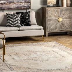 NuLOOM Glenda Machine Washable Faded Medallion Area Rug New Arrivals 18 NuLOOM Glenda Machine Washable Faded Medallion Area Rug New Arrivals