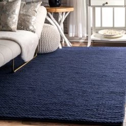 NuLOOM Hand Woven Chunky Woolen Cable Area Rug Best Sellers 58 NuLOOM Hand Woven Chunky Woolen Cable Area Rug Best Sellers