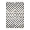 NuLOOM Dani High Low Soft Shaggy Abstract Diamond Tassel Area Rug