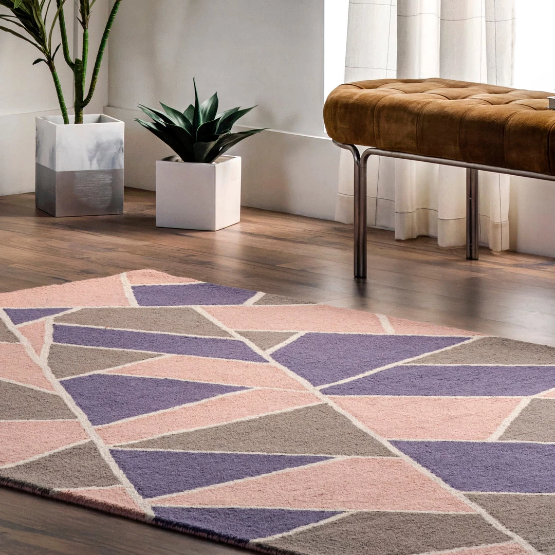 NuLOOM Susana Wool Abstract Geometric Area Rug New Arrivals 9 NuLOOM Susana Wool Abstract Geometric Area Rug New Arrivals