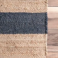 NuLOOM Flatweave Alisia Stripes Jute Area Rug Bedroom