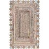 NuLOOM Sylvia Handmade Braided Bohemian Jute & Cotton Area Rug New Arrivals