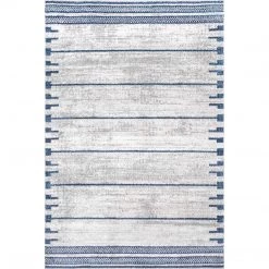NuLOOM Camille Striped Costal Cotton Blend Area Rug