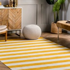 NuLOOM Gracen Cotton Stripe Area Rug New Arrivals