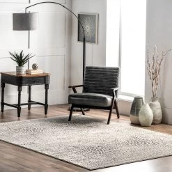 NuLOOM New Arrivals Leila Abstract Modern Medallion Area Rug