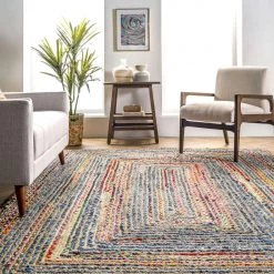 NuLOOM Braided Fiesta Striped Area Rug New Arrivals