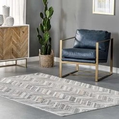 NuLOOM Masha Modern Abstract Chevron Area Rug