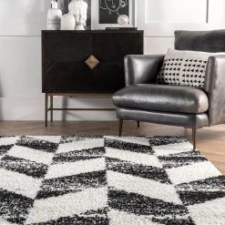 NuLOOM Avery Herringbone Cozy Shag Area Rug New Arrivals