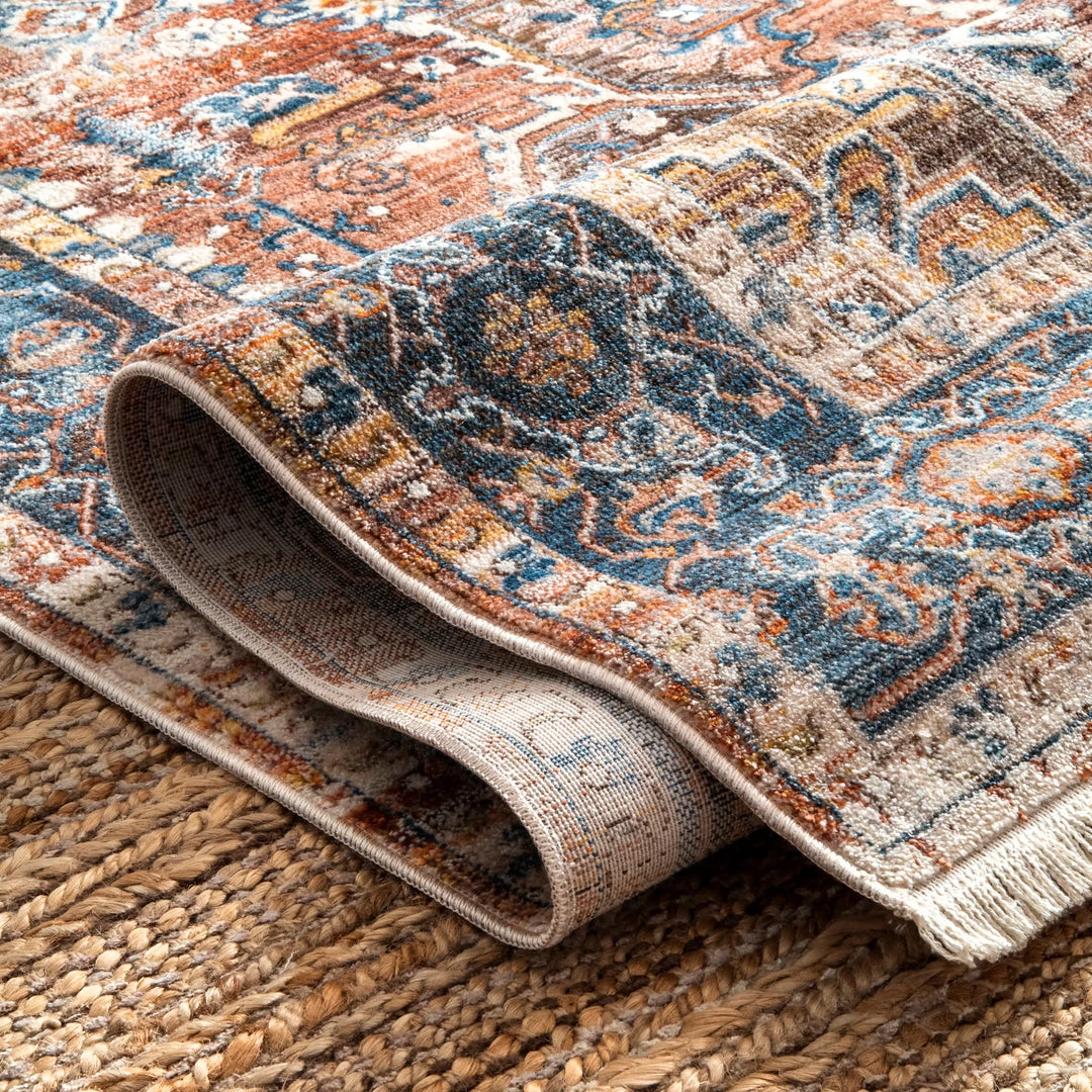 NuLOOM Vintage Pauline Floral Tassel Area Rug 3 NuLOOM Vintage Pauline Floral Tassel Area Rug