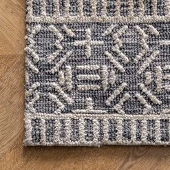 NuLOOM New Arrivals Textured Tribal Trellis Area Rug