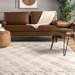 NuLOOM Contemporary Trellis Natti Area Rug