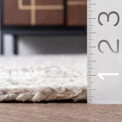 NuLOOM Bree Floral Braided Jute Area Rug