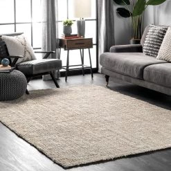 NuLOOM Best Sellers Ashli Solid Jute Area Rug