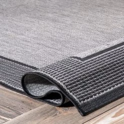 NuLOOM Gris Border Indoor/Outdoor Area Rug 25 NuLOOM Gris Border Indoor/Outdoor Area Rug