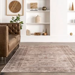 NuLOOM Amie Persian Border Machine Washable Area Rug New Arrivals