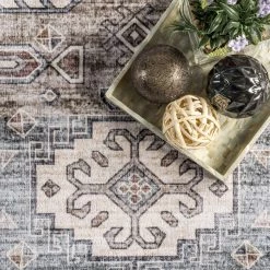 NuLOOM Palace Medallion Washable Area Rug 34 NuLOOM Palace Medallion Washable Area Rug