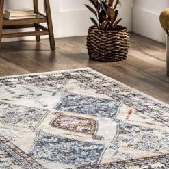 NuLOOM Clarabelle Machine Washable Traditional Diamonds Area Rug New Arrivals