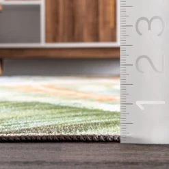 NuLOOM Dining Room Nevaya Machine Washable Floral Leaves Area Rug 12 NuLOOM Dining Room Nevaya Machine Washable Floral Leaves Area Rug