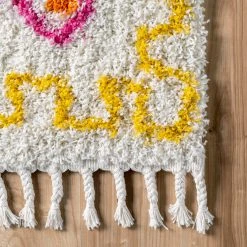 NuLOOM New Arrivals Teegan Cozy Shag Tribal Tassel Area Rug