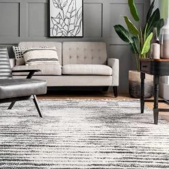 NuLOOM Seren Plush Faded Abstract Tassel Area Rug New Arrivals