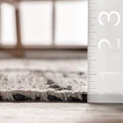 NuLOOM Mikaela Hand Woven Jute Cotton And Wool Geometric Flatweave Area Rug 11 NuLOOM Mikaela Hand Woven Jute Cotton And Wool Geometric Flatweave Area Rug