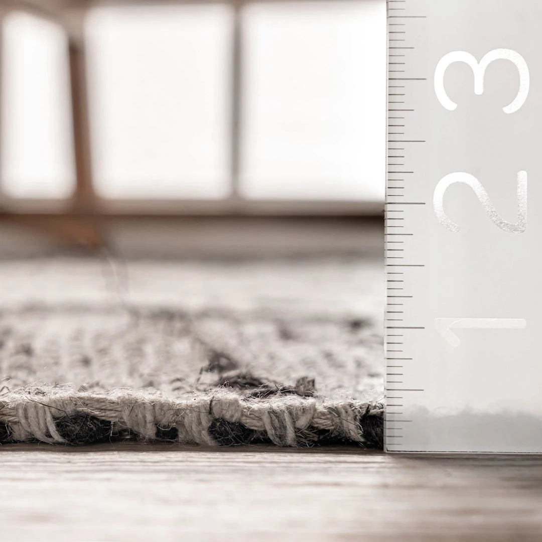 NuLOOM Mikaela Hand Woven Jute Cotton And Wool Geometric Flatweave Area Rug 3 NuLOOM Mikaela Hand Woven Jute Cotton And Wool Geometric Flatweave Area Rug